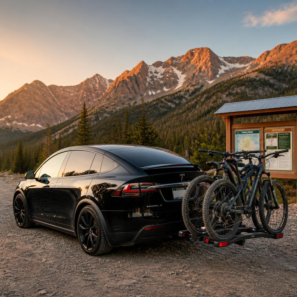 Mountain bike rack